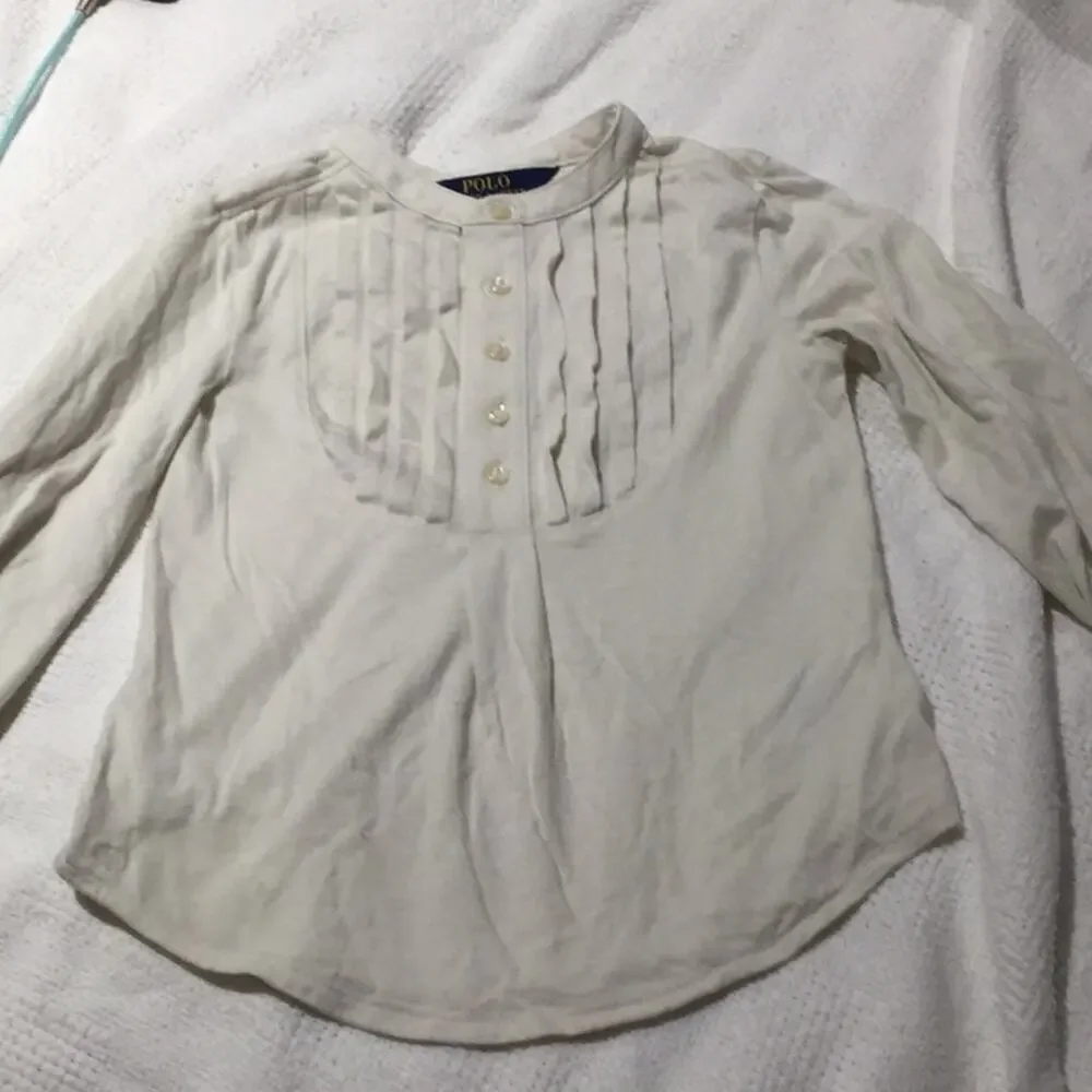 Ralph Lauren 2T knit cream blouse worn once